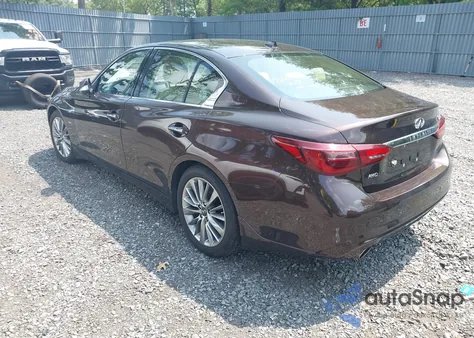 2019 Infiniti Q50 3.0T Luxe из США, поврежденный, VIN JN1EV7AR2KM590200